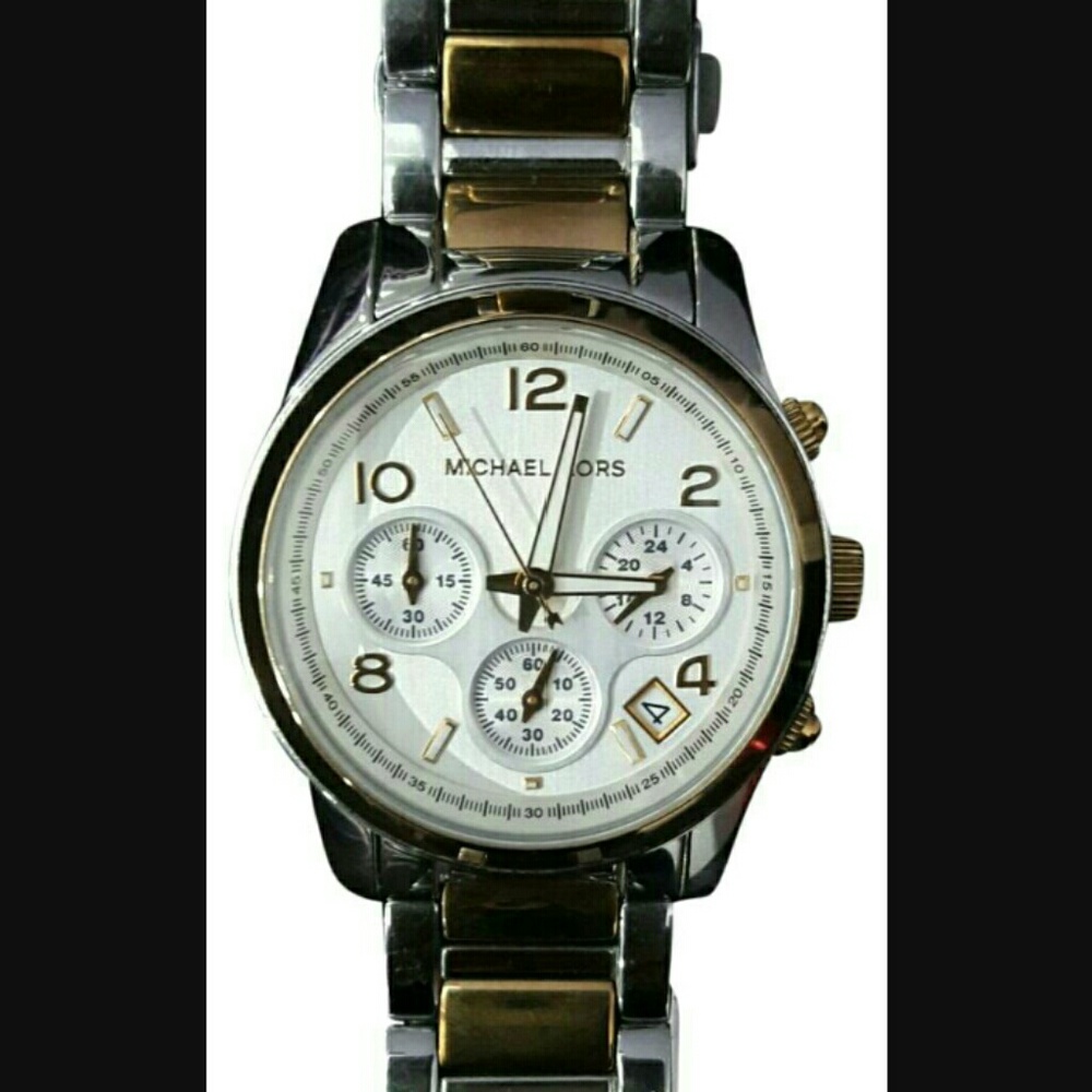 Michael Kors Runway watch two-tone